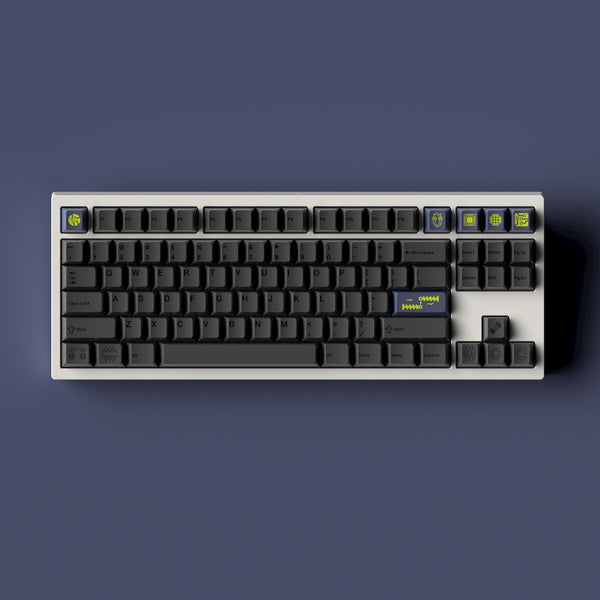 JKDK Studio Dark Matter Black simultaneous PBT thermal sublimation cherry profile 68 980 75 87 keycap