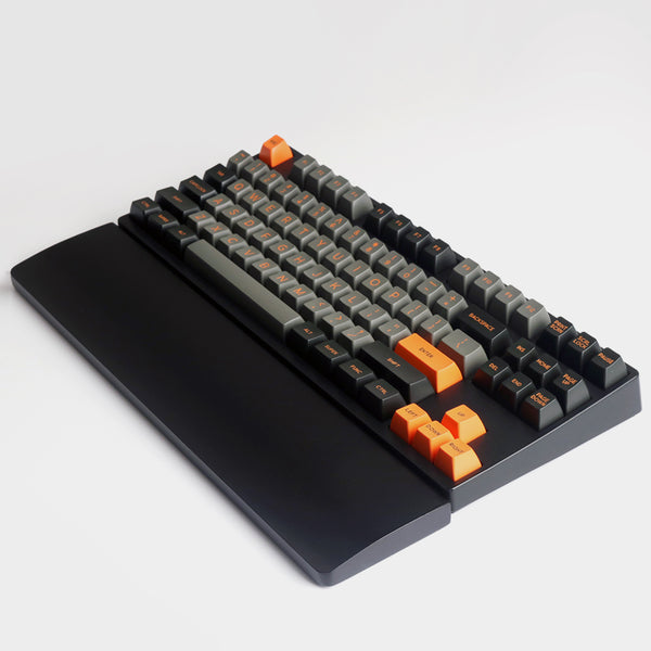 JKDK 61 68 87 104Wood Wrist Rest Pad Keyboard Wood Black Wrist Rest Support Protection With Anti-Slip Pad for Mechanical Keyboar